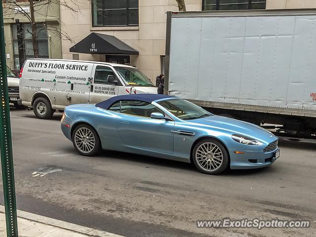 Aston Martin DB9 spotted in New York, New York