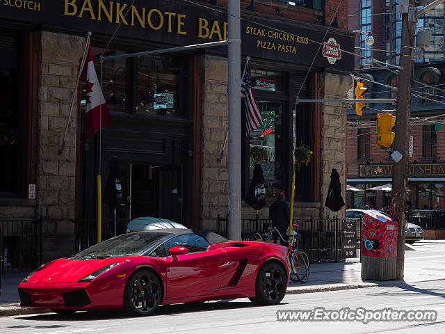 Lamborghini Gallardo spotted in Toronto, On, Canada
