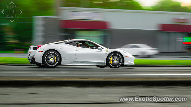 Ferrari 458 Italia spotted in Birmingham, Michigan
