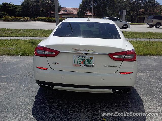 Maserati Quattroporte spotted in Naples, Florida