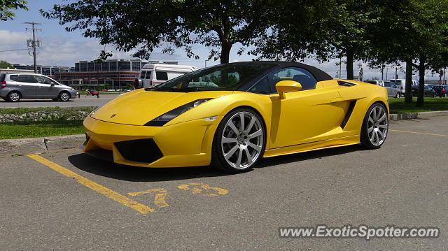 Lamborghini Gallardo spotted in Québec, Canada
