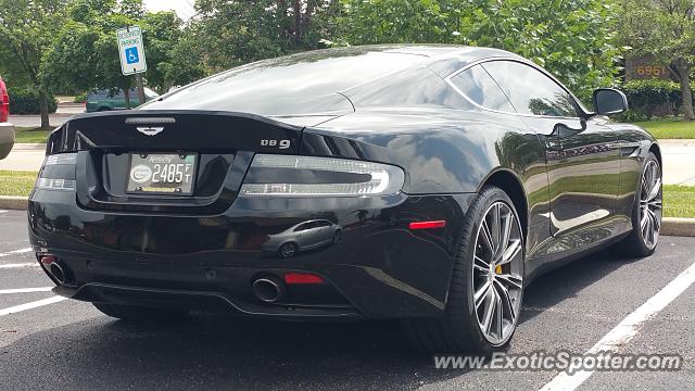 Aston Martin DB9 spotted in Florence, Kentucky