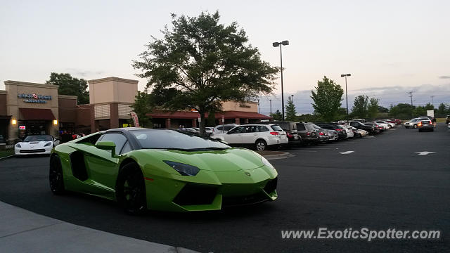 Lamborghini Aventador spotted in Charlotte, North Carolina