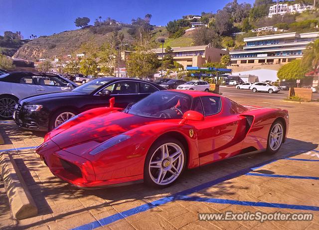 Ferrari Enzo spotted in Malibu, California