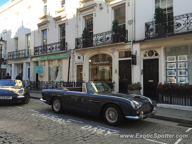 Aston Martin DB5 spotted in London, United Kingdom