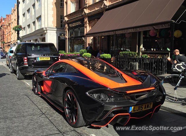 Mclaren P1 spotted in London, United Kingdom