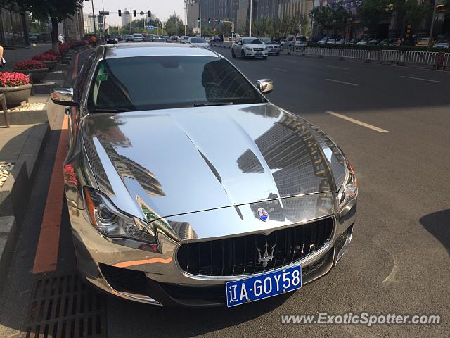 Maserati Quattroporte spotted in Shenyang, China