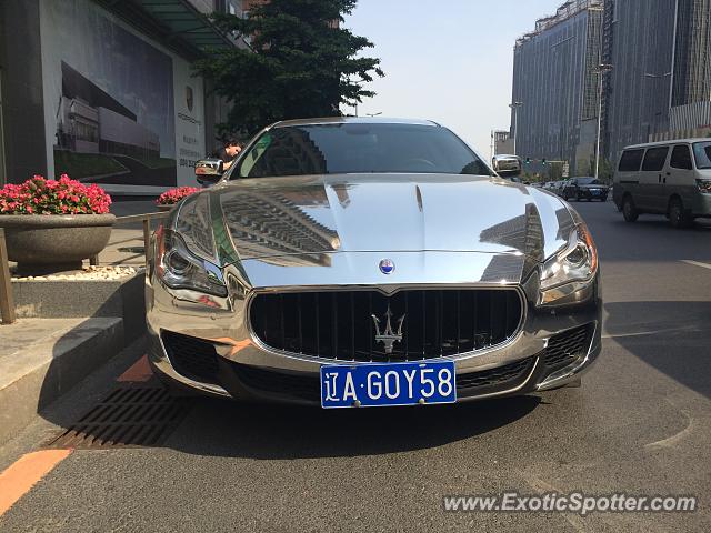 Maserati Quattroporte spotted in Shenyang, China