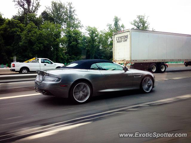 Aston Martin DB9 spotted in Langley, Virginia