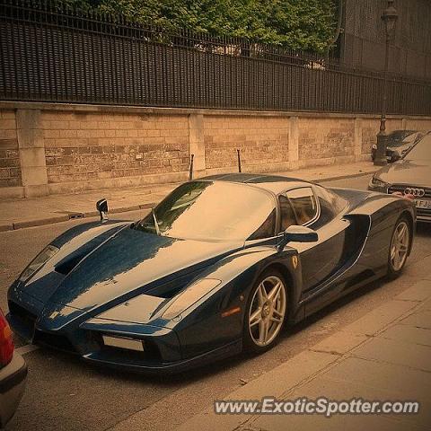 Ferrari Enzo spotted in Paris, France