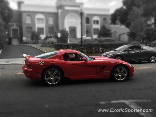 Dodge Viper spotted in Morristown, New Jersey