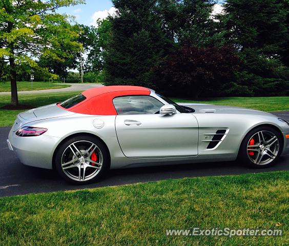 Mercedes SLS AMG spotted in Pittsford, New York