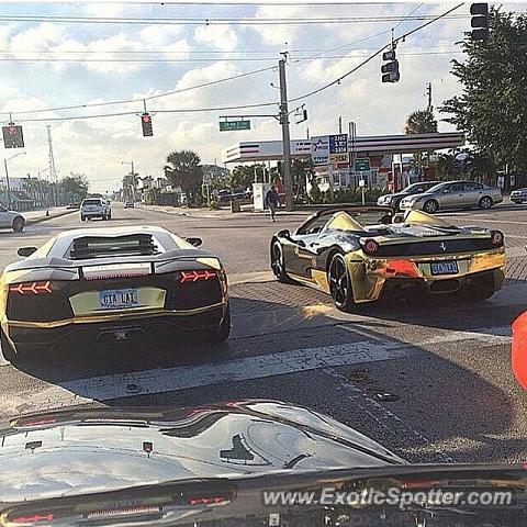 Lamborghini Aventador spotted in Fort Lauderdale, Florida
