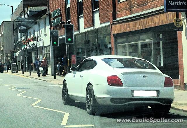 Bentley Continental spotted in Wokingham, United Kingdom