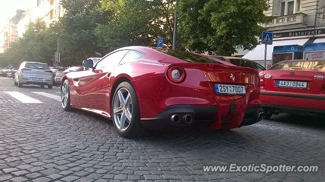 Ferrari F12 spotted in Prague, Czech Republic