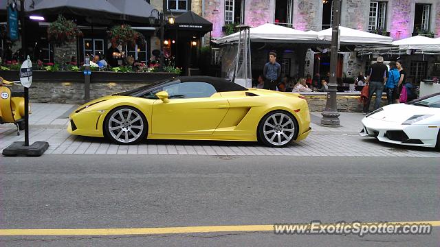 Lamborghini Gallardo spotted in Québec city, Canada