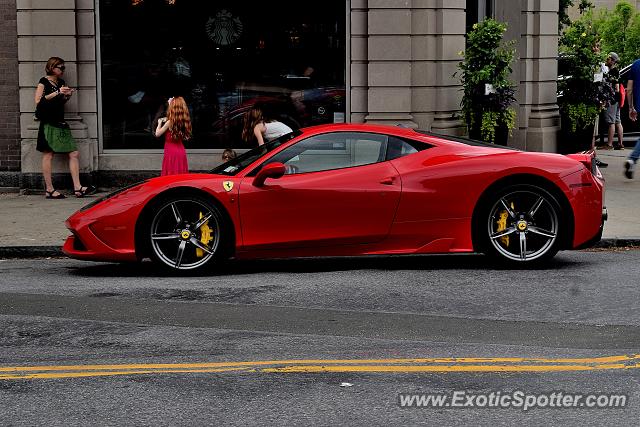 Ferrari 458 Italia spotted in Greenwich, Connecticut