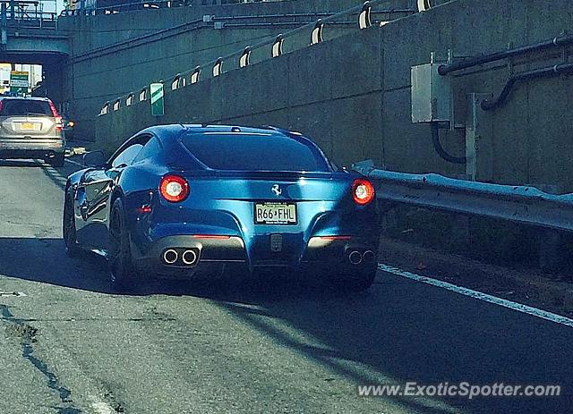 Ferrari F12 spotted in Fort Lee, New Jersey