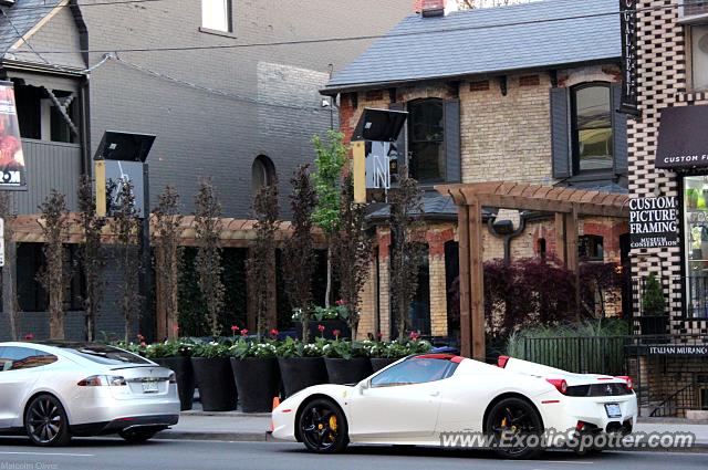Ferrari 458 Italia spotted in Toronto, Canada