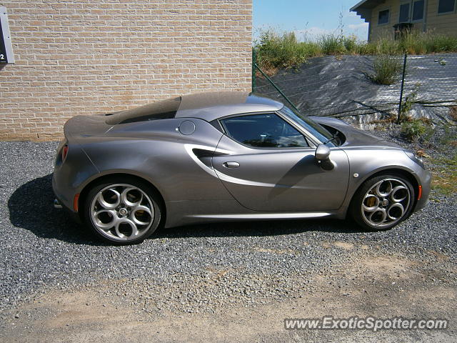 Alfa Romeo 4C spotted in Huy, Belgium