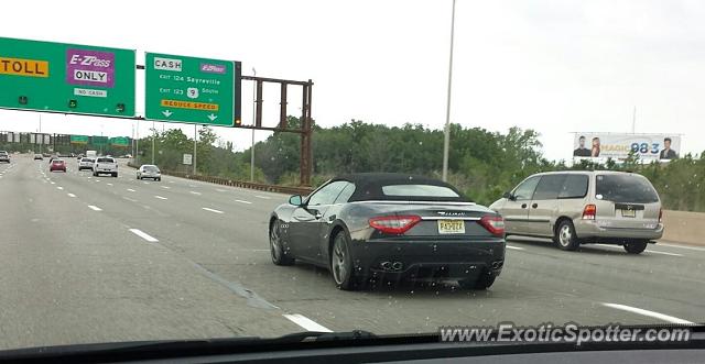 Maserati GranCabrio spotted in Sayreville, New Jersey