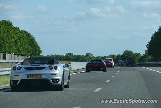 Ferrari F430 spotted in Highway, Netherlands