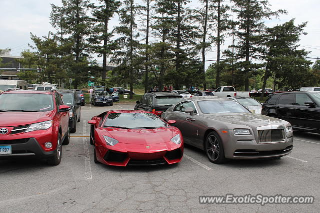 Lamborghini Aventador spotted in Greenwich, Connecticut