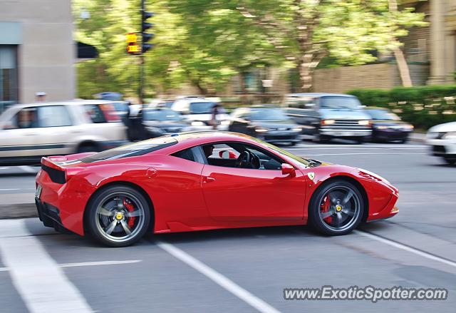 Ferrari 458 Italia spotted in Montreal, Canada