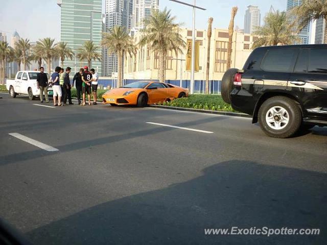 Lamborghini Murcielago spotted in Dubai, United Arab Emirates