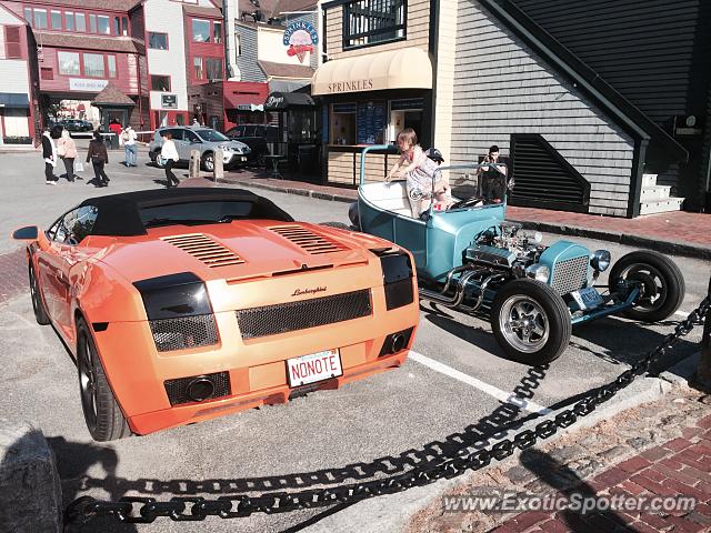 Lamborghini Gallardo spotted in Newport, Rhode Island