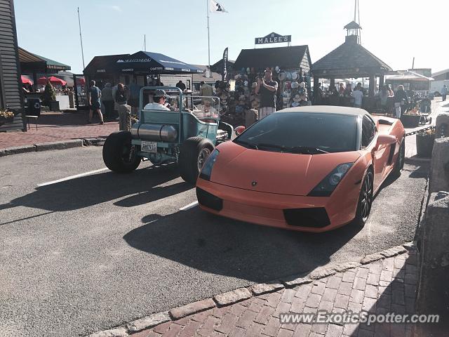 Lamborghini Gallardo spotted in Newport, Rhode Island