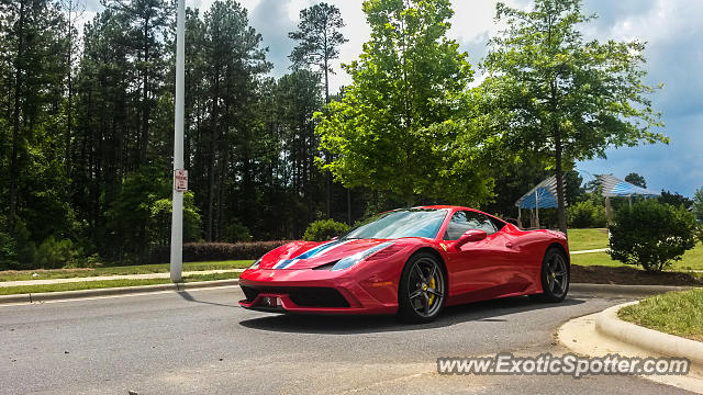 Ferrari 458 Italia spotted in Charlotte, North Carolina
