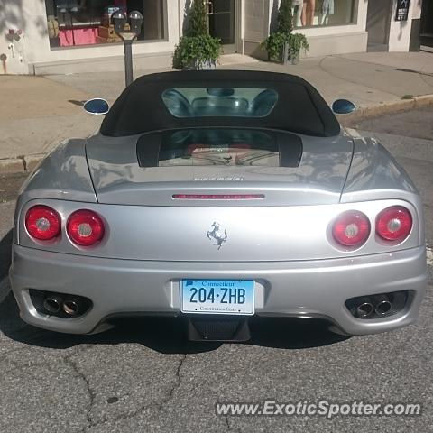 Ferrari 360 Modena spotted in Greenwich, Connecticut