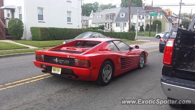 Ferrari Testarossa spotted in Elizabeth, New Jersey