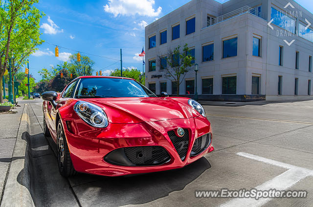 Alfa Romeo 4C spotted in Birmingham, Michigan