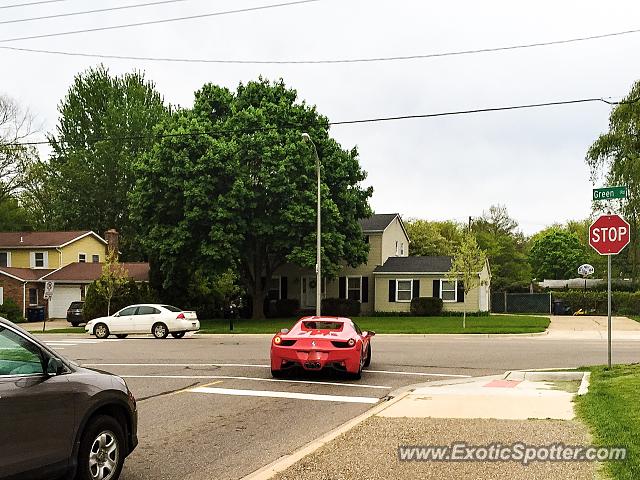 Ferrari 458 Italia spotted in Ann Arbor, Michigan