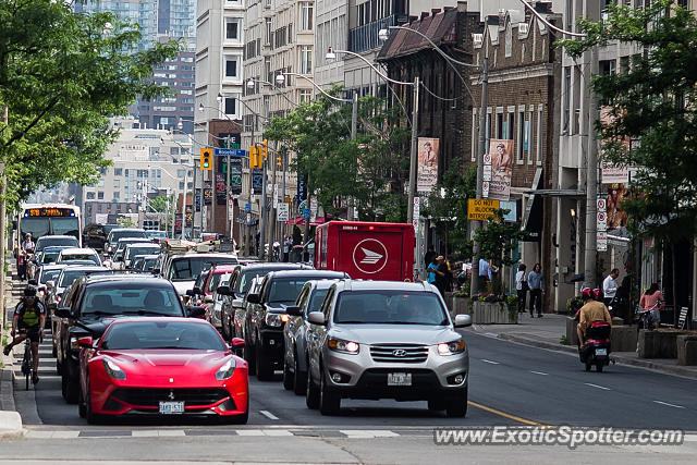 Ferrari F12 spotted in Toronto, On, Canada