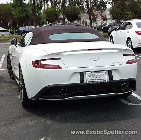 Aston Martin Vanquish spotted in Riverside, California