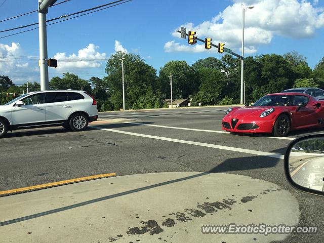 Alfa Romeo 4C spotted in Huntsville, Alabama