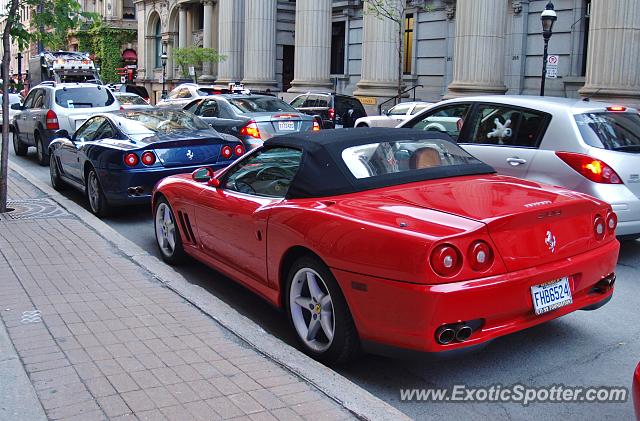 Ferrari 550 spotted in Montreal, Canada