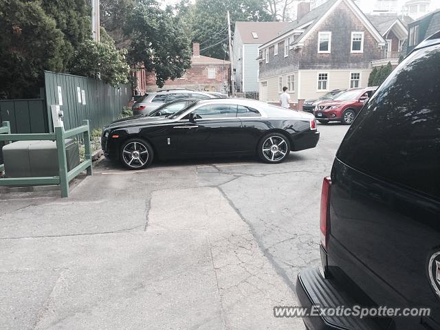 Rolls-Royce Wraith spotted in Newport, Rhode Island