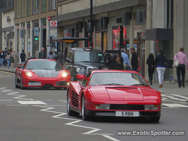 Ferrari Testarossa spotted in London, United Kingdom