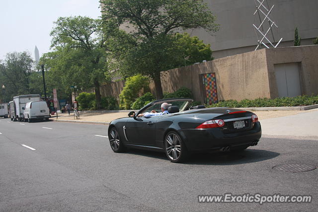 Jaguar XKR spotted in Washington DC, United States
