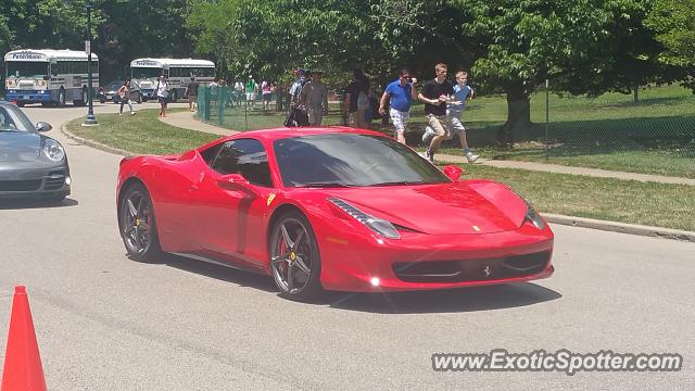 Ferrari 458 Italia spotted in Cincinnati, Ohio