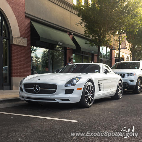 Mercedes SLS AMG spotted in The Woodlands, Texas
