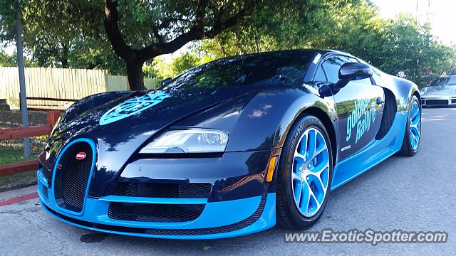Bugatti Veyron spotted in Austin, Texas