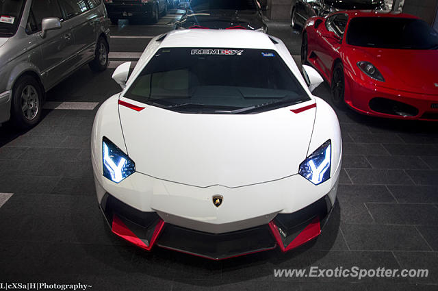 Lamborghini Aventador spotted in Kuala Lumpur, Malaysia