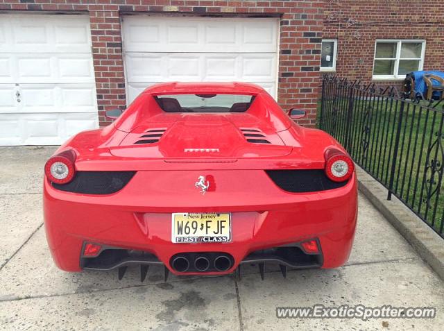 Ferrari 458 Italia spotted in Brooklyn, New York