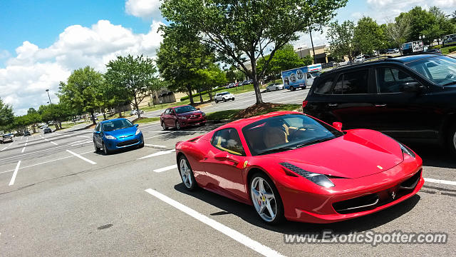 Ferrari 458 Italia spotted in Charlotte, North Carolina