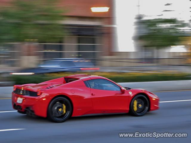 Ferrari 458 Italia spotted in Atlanta, Georgia